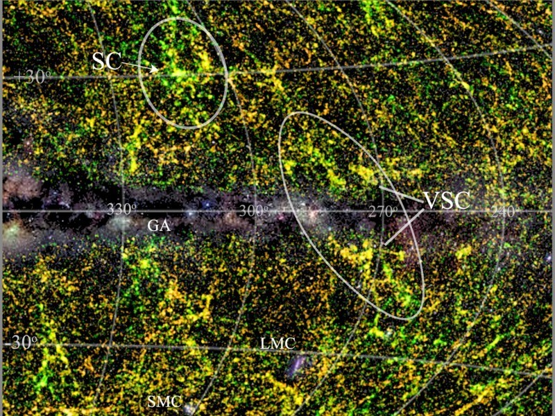 Milky Way Cloaks Supercluster of Hidden Galaxies, Int'l Team Discovers