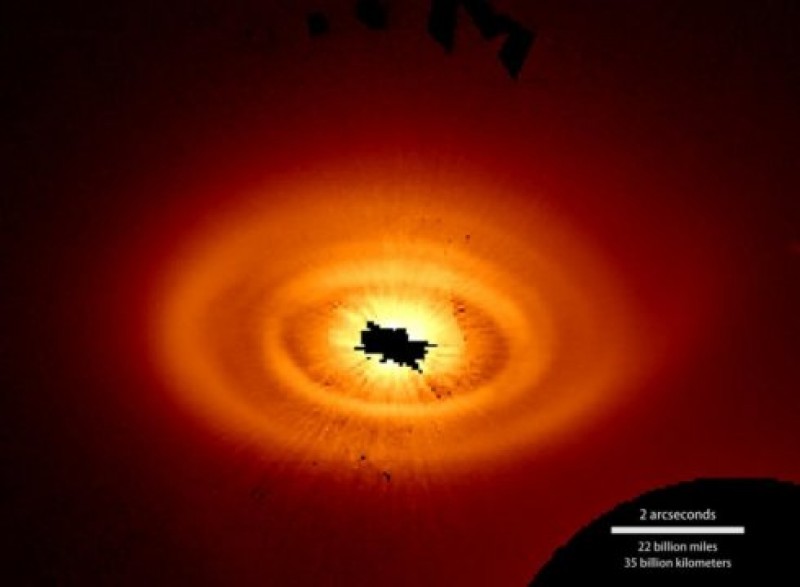 No planets needed for rings around stars: Disk patterns can self-generate