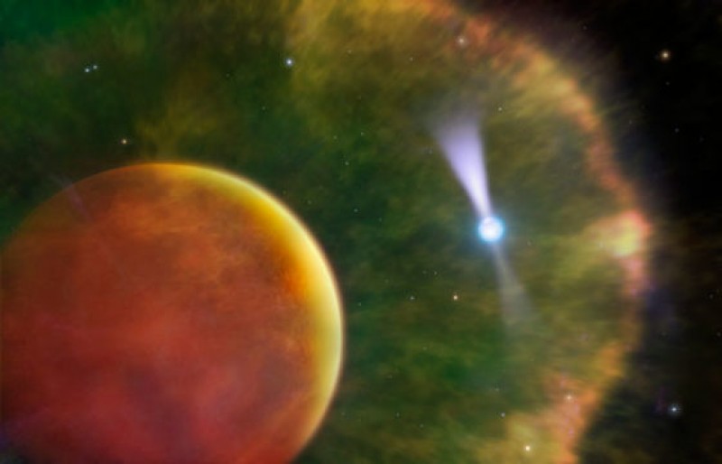 A Pulsar With Its Own Magnifying Glass