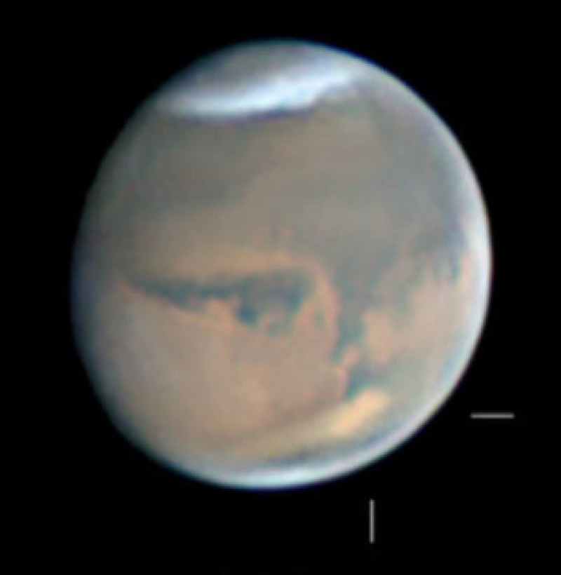 Big Dust Storm Blows up on Mars