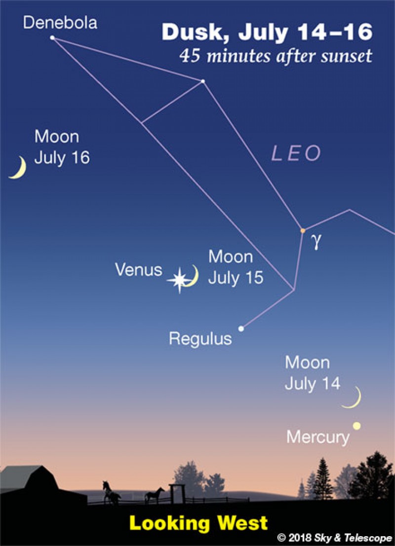 This Week’s Sky at a Glance, July 13 – 21