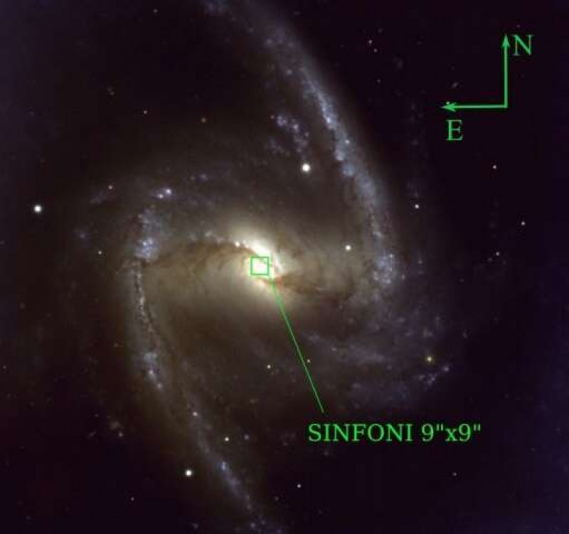 Astronomers study star formation and gas flows in the galaxy NGC 1365