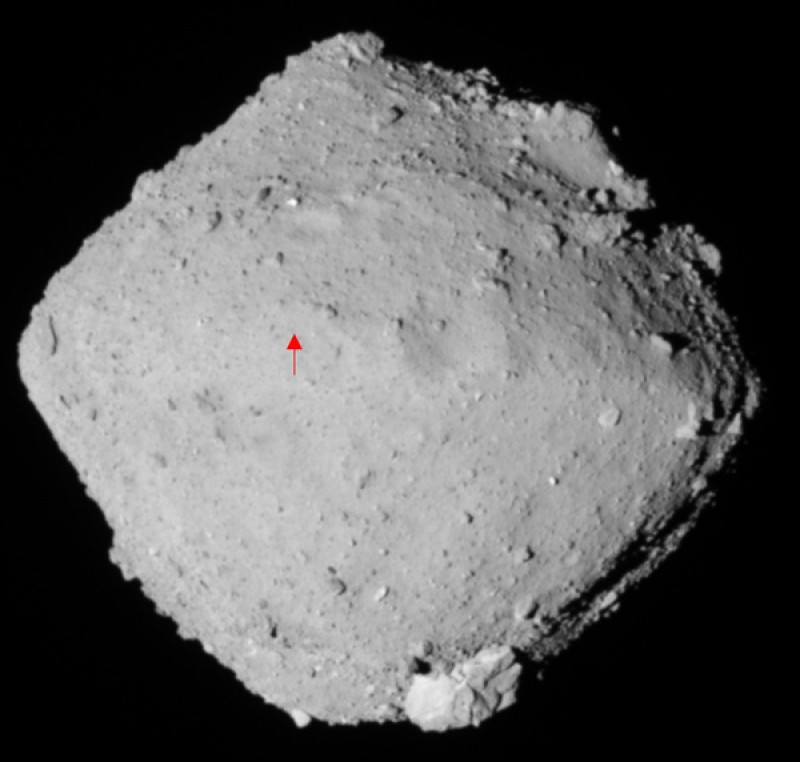 Japan's Hayabusa2 shot an asteroid last night