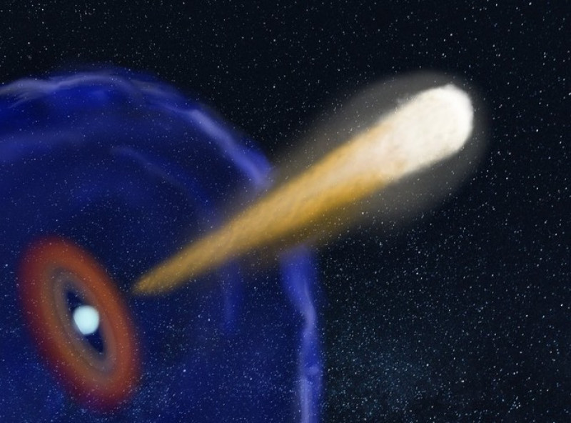 Cataclysmic neutron star merger generates powerful jet