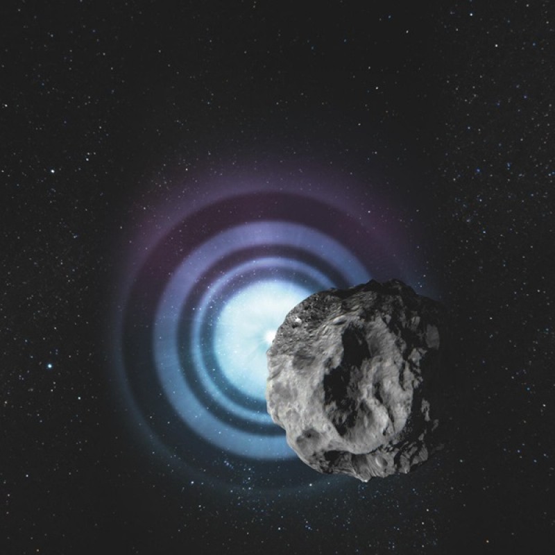 Nearby asteroids reveal sizes of distant stars