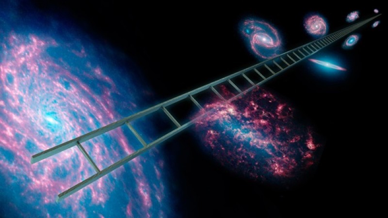 The cosmic distance ladder: How we measure an infinite universe