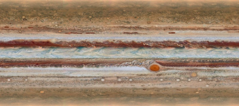 Hubble captures changes in Jupiter's Great Red Spot