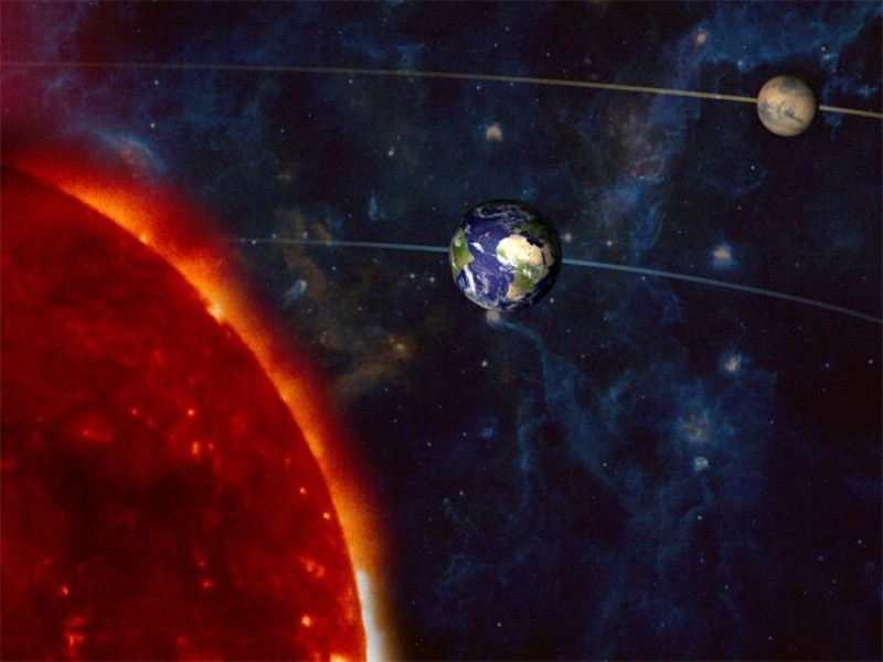 Mars, Earth, Sun Set For Opposition Alignment May 22nd