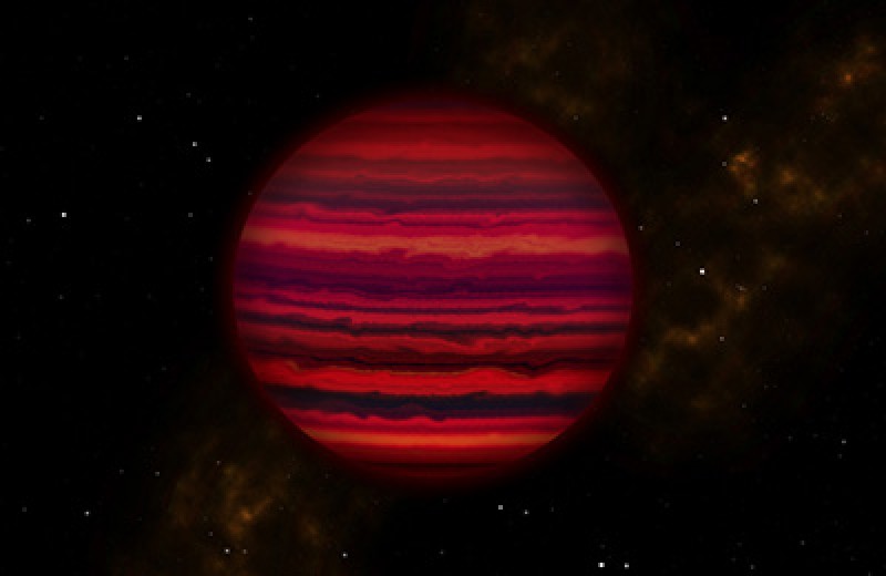 Astronomers find evidence of water clouds in first spectrum of coldest brown dwarf