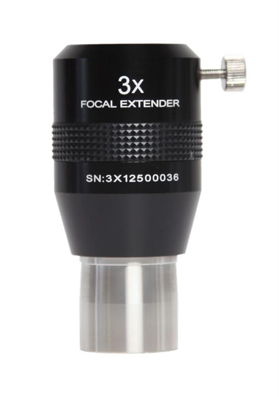 Explore Scientific 3x Focal Extender, 1.25-inch Barrel, 4 Elements