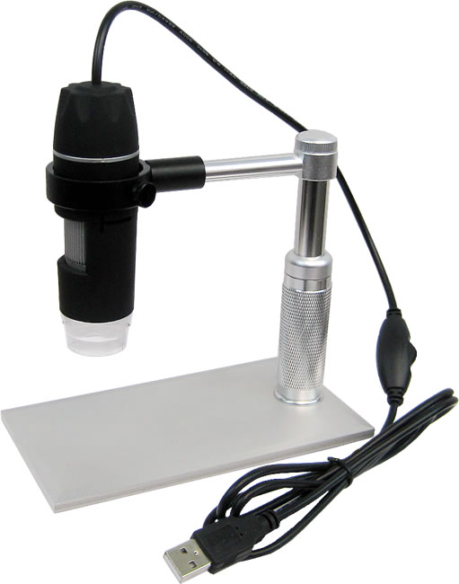 iOptron Handheld Microscope with Stand 300k Camera