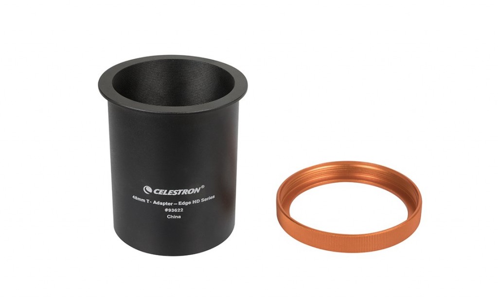 Celestron 48 MM T-ADAPTER FOR EDGEHD 9.25”, 11”, AND 14”
